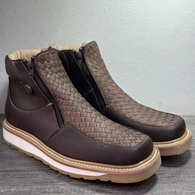 Chocolate Cowhide Boot