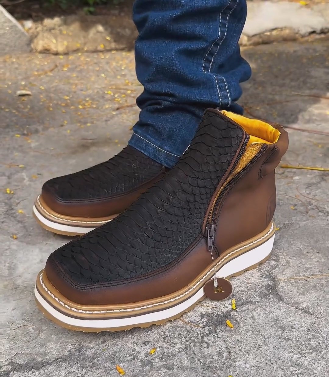 ⏰ Last Day Promotion $10 Off-Italian Vintage Python Cowboy Boots(Buy 2 Free Shipping✔️)