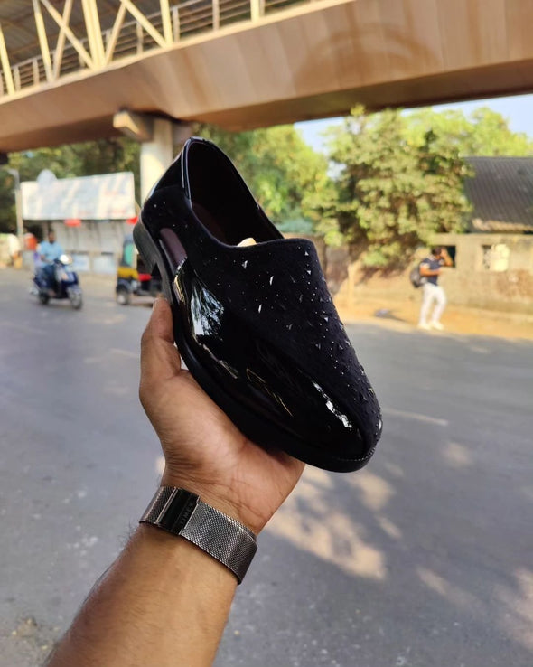 Italian Handmade Obsidian Loafers