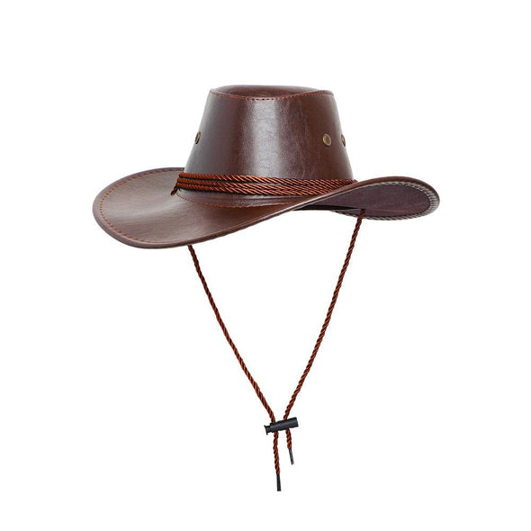 Vintage Cowhide Western Cowboy Hat