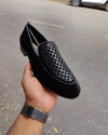 Hand-embossed Suede Loafers