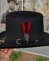 Vintage Handmade Feather Cowboy Hat