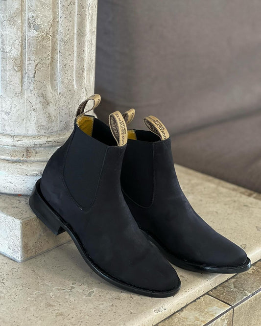 Classic Suede Cowboy Boots
