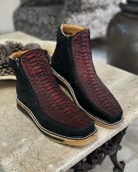 Vintage Python Western Boots