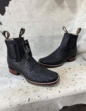Men's Vintage Crocodile Leather Cowboy Boots