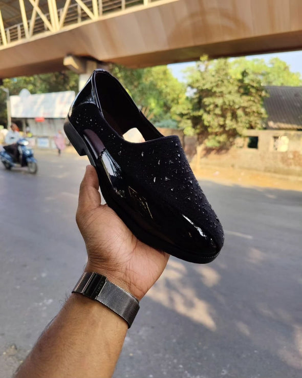 Italian Handmade Obsidian Loafers