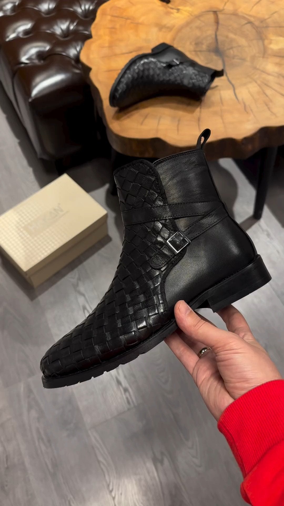 Original Hand Knitted Boots