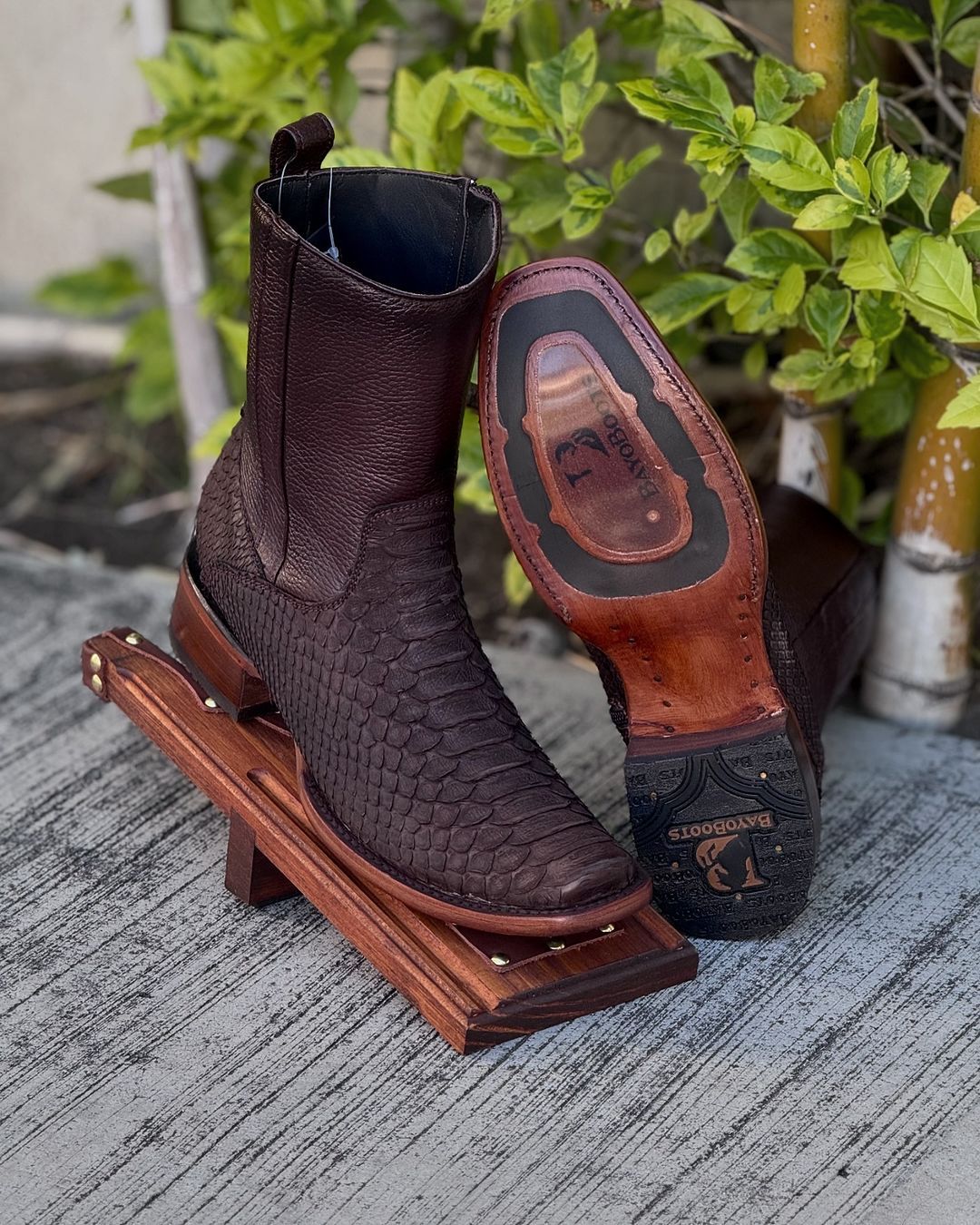 Original Handmade Python Cowboy Boots