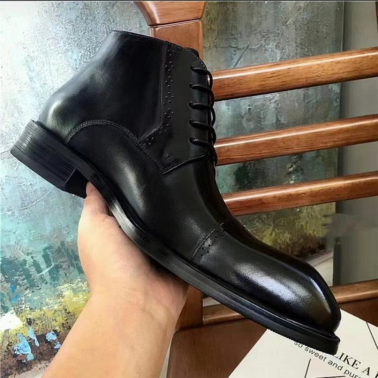 BUSINESS BRITISH RETRO MID-TOP MEN'S BOOTS