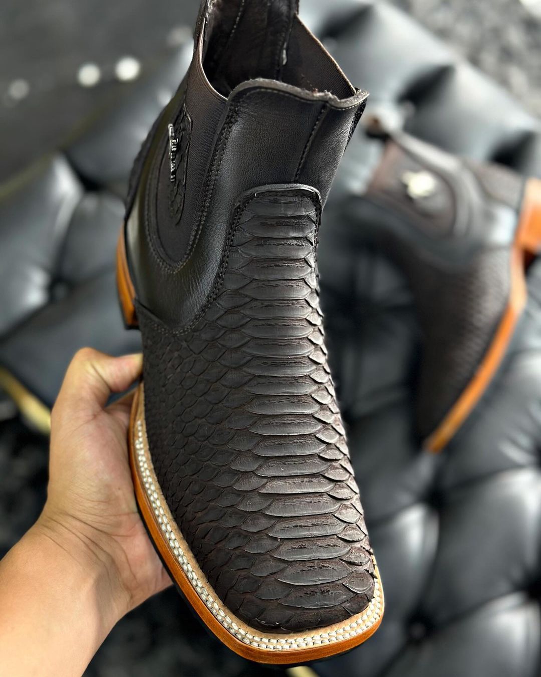 Handmade Phyton Ankle Boots(Buy 2 Free Shipping✔️)