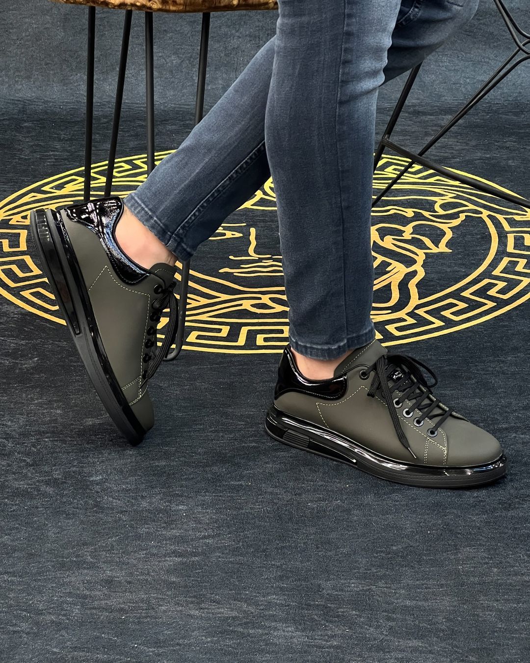 Handmade Solid Color Leather Casual Shoes