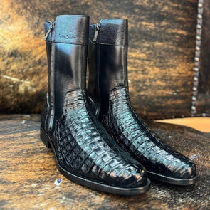 Vintage Handmade Crocodile Leather Ranch Boots(Buy 2 Free Shipping✔️)
