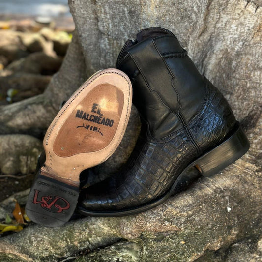 Handmade Crocodile Leather Boots