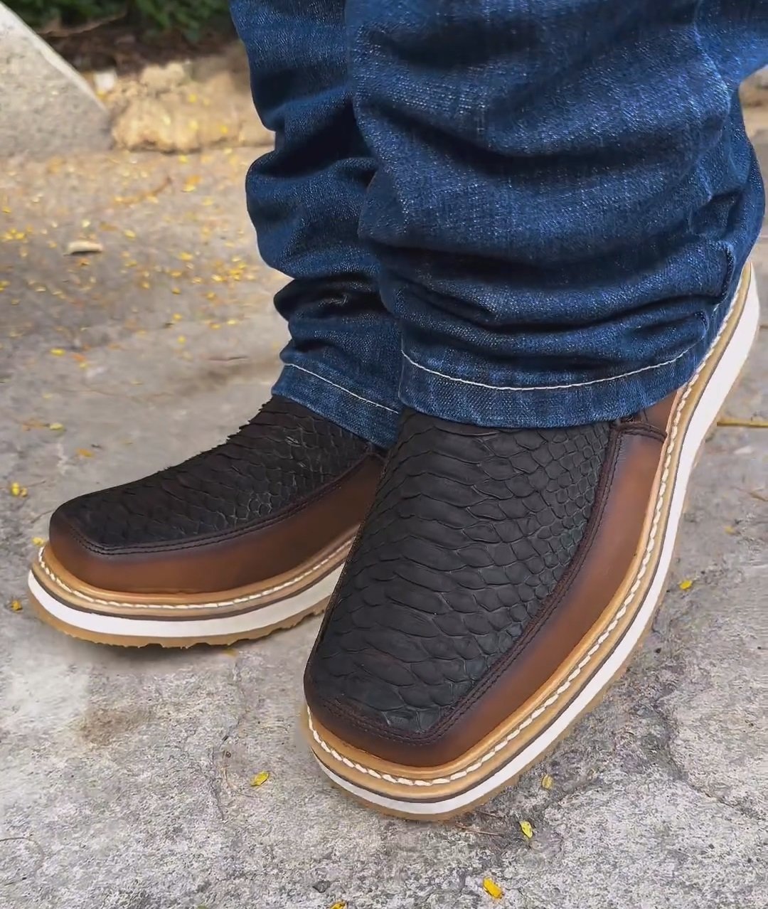 ⏰ Last Day Promotion $10 Off-Italian Vintage Python Cowboy Boots(Buy 2 Free Shipping✔️)