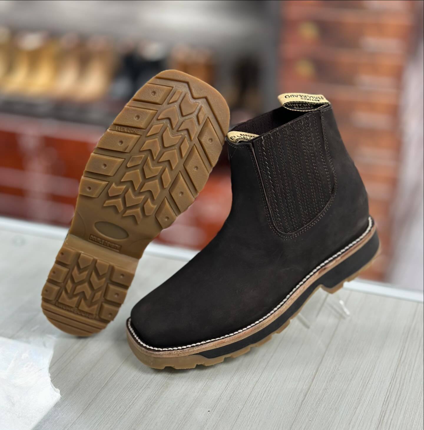 Black All Terrain Work Boots