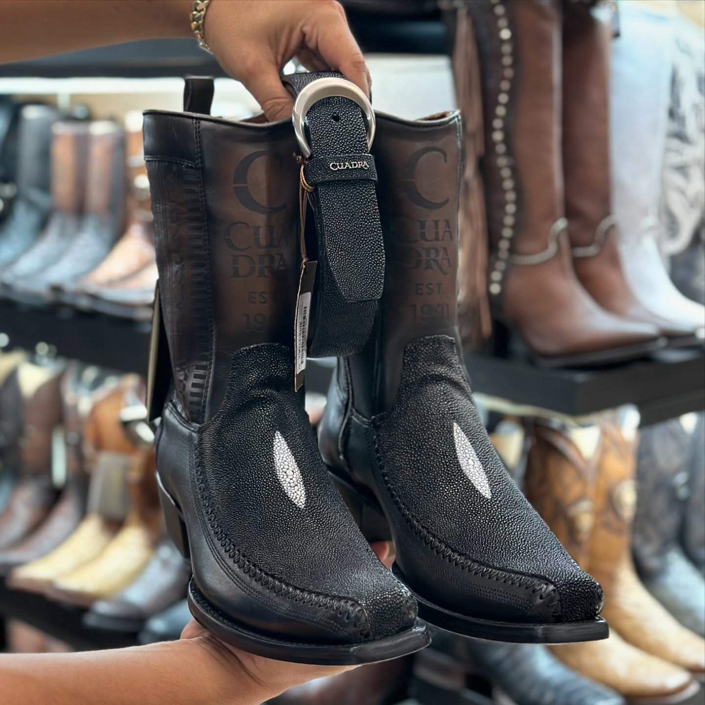 Vintage Special Handmade Custom Cowhide Boots