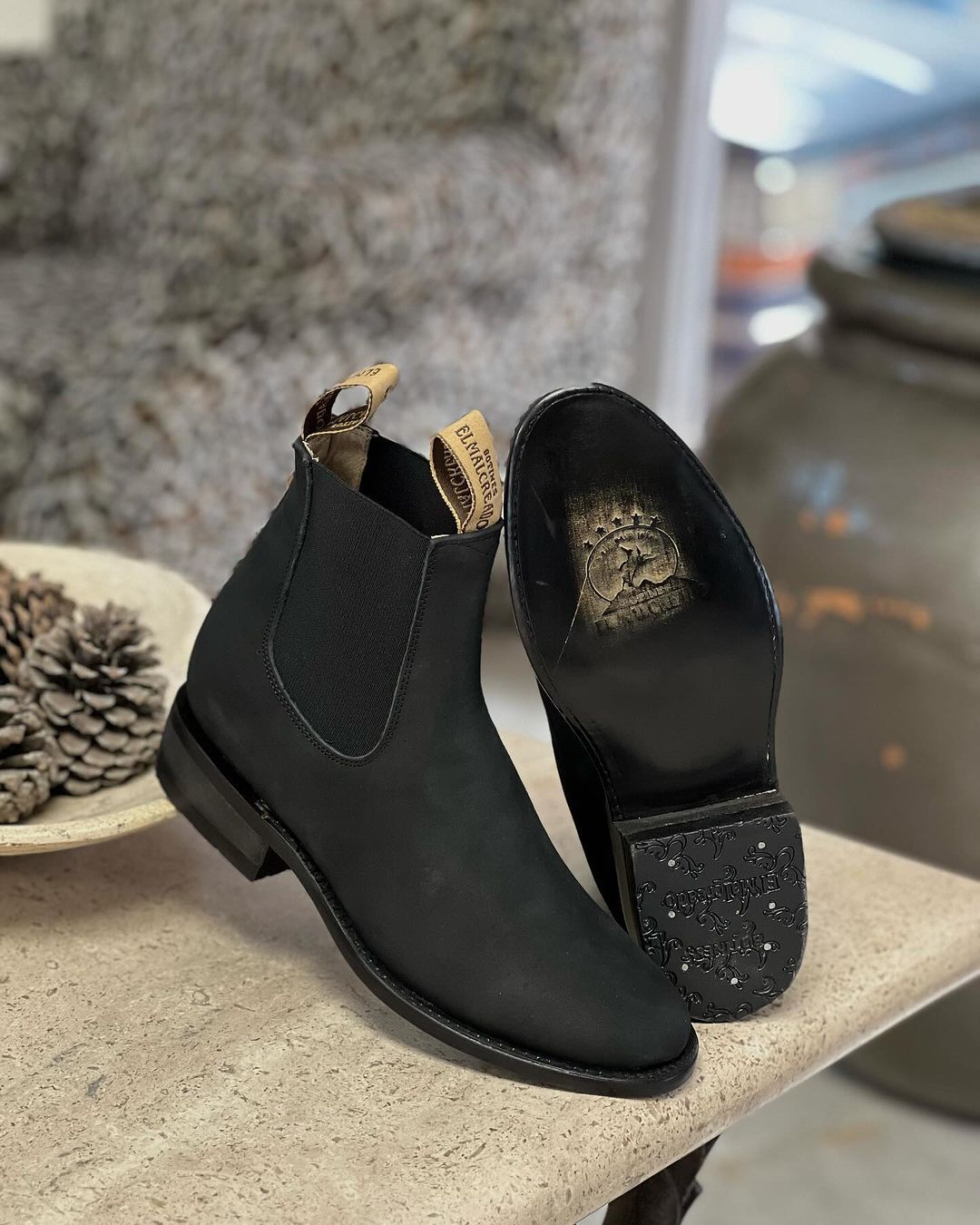 Classic Suede Cowboy Boots