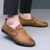 Soft-soled versatile men's casual leather shoes