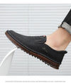 Soft-soled versatile men's casual leather shoes