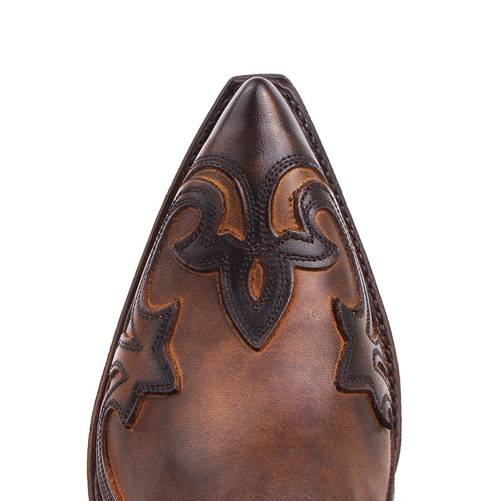 Pointed Toe High Heel Western Cowboy Boots