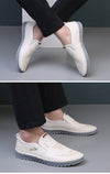 Soft-soled versatile men's casual leather shoes