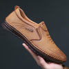 Soft-soled versatile men's casual leather shoes