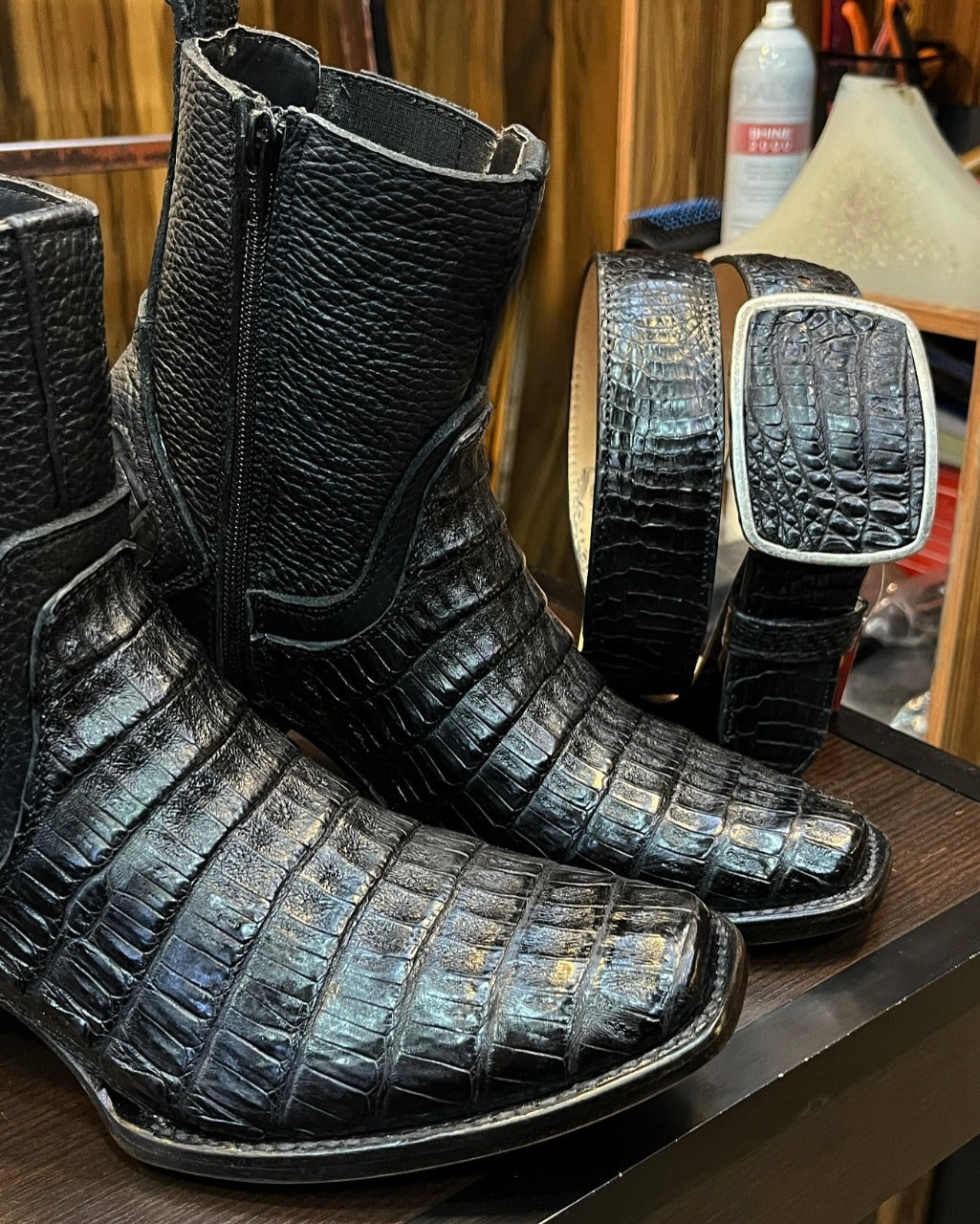 Crocodile Patchwork Cowboy Boots(Buy 2 Free Shipping✔️)