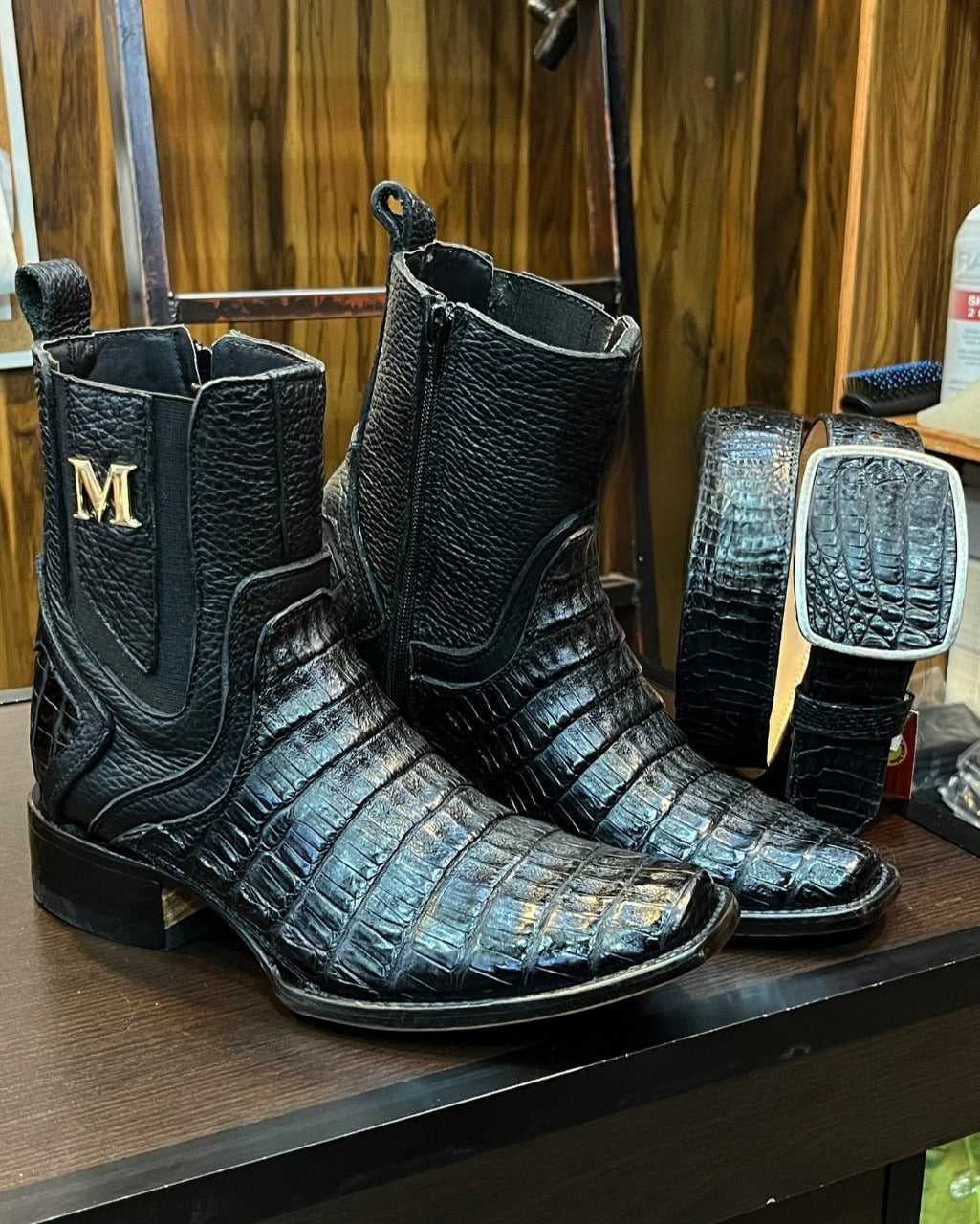 Crocodile Patchwork Cowboy Boots(Buy 2 Free Shipping✔️)