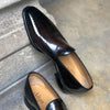 Wholecut Leather Loafer And Laser Pattern