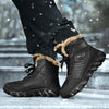 Men's Fleece Lining Thickened Slip Resistant Waterproof Snow Boots