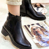 Pointed Toe Zipper Boots