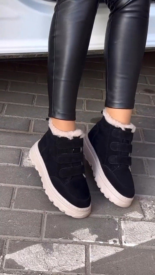 Women's Fleece Warm and Easy to Wear Shoes