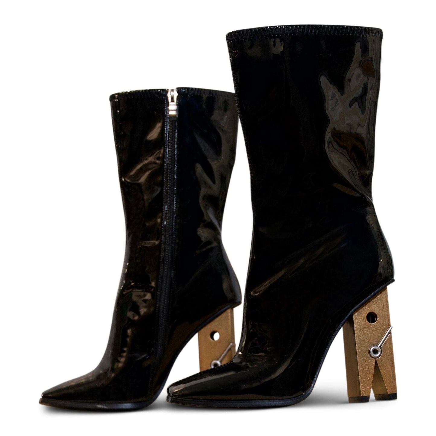 Black Clothes Pin Shoe