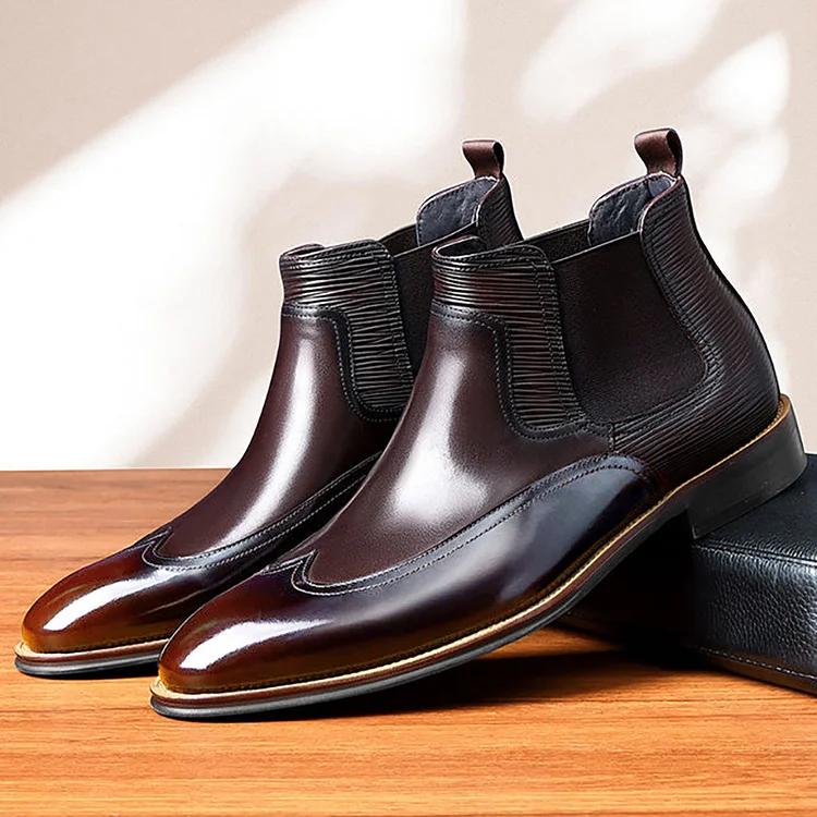 Men's Colorblock Chelsea Boots