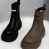 Round Toe Letter Boots
