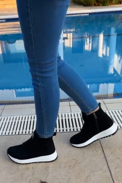 Thick Bottomed Height Increasing Warm Casual Shoes